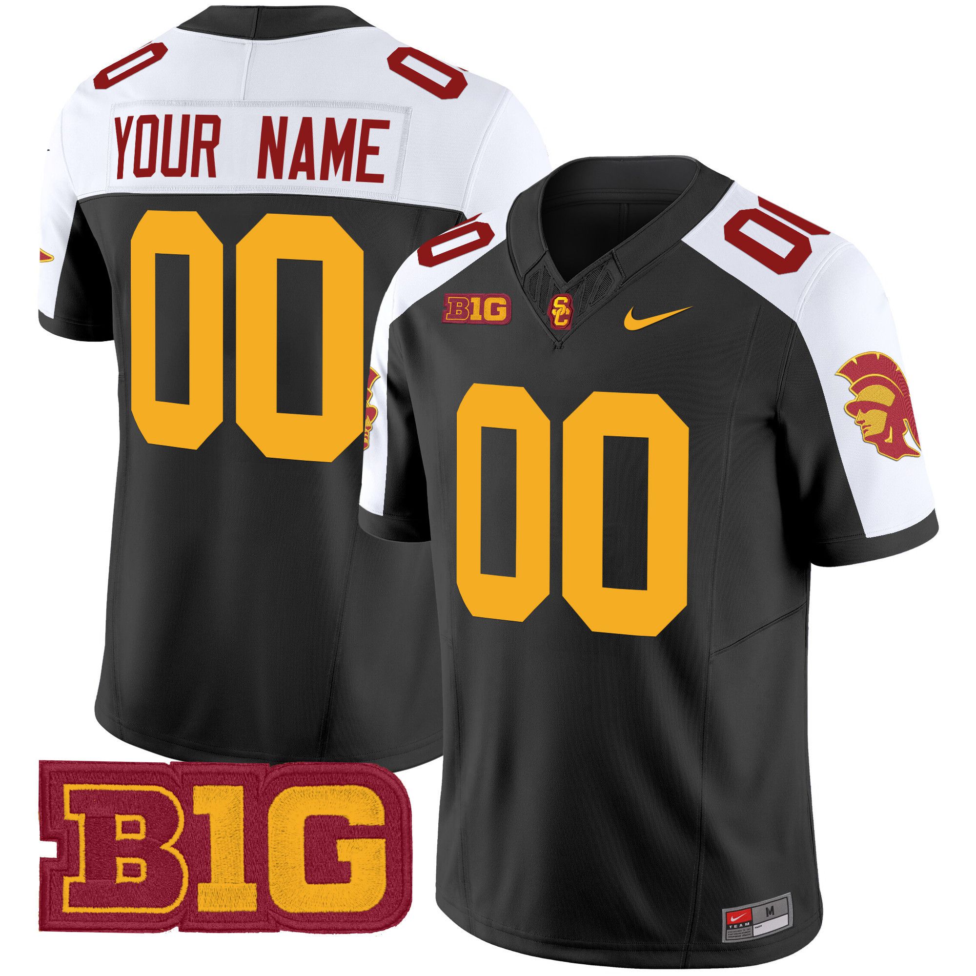 Men USC Trojans Black Nike 2024 Vapor Limited Custom NCAA Jersey->ncaa teams->NCAA Jersey